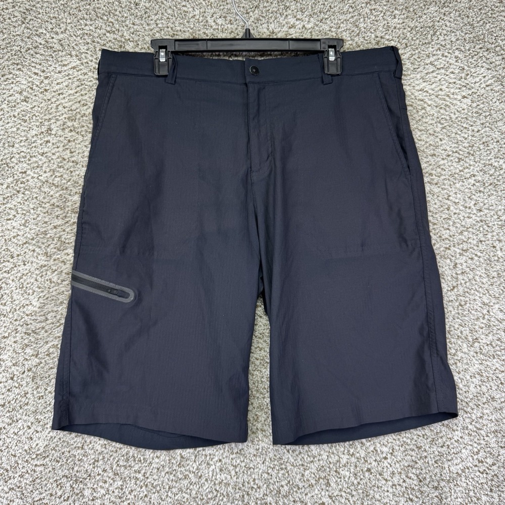 Nike Tiger Woods Collection Golf Shorts Men's 34 Black Cargo Pocket 619758-010